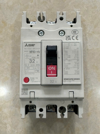 MCCB MITSUBISHI 3P 32A 10kA ( NF63-HV )