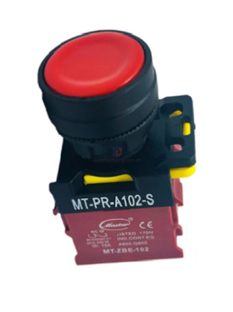 Nút nhấn OFF MASTER màu đỏ loại tự nhả ( MT-PR-A102-S )