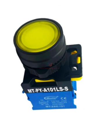 Nút nhấn RESET có đèn MASTER màu vàng loại tự giữ ( MT-PY-A101LS-S )