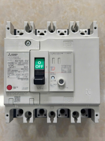 ELCB MITSUBISHI 4P 125A 30kA 30mA hoặc 1.2.500mA ( NV125-SV )