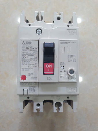 ELCB MITSUBISHI 2P 30A 15kA 30mA ( NV63-SV )