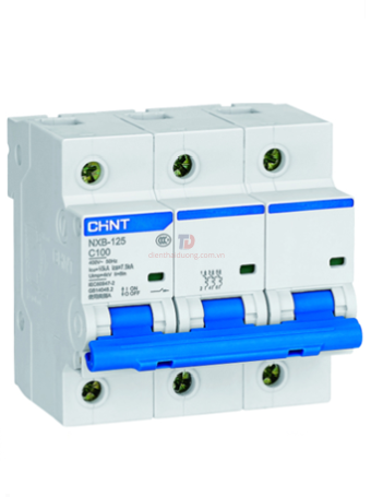 MCB CHINT 3P 100A 10kA ( NXB-125 )