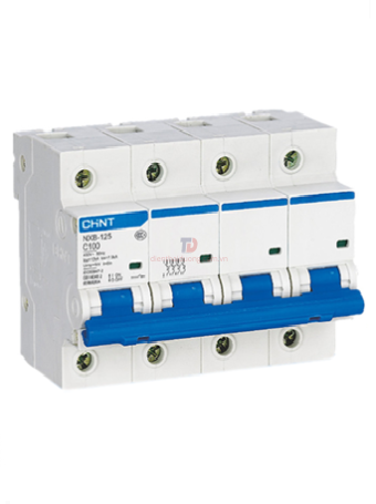 MCB CHINT 4P 80A 10kA ( NXB-125 )