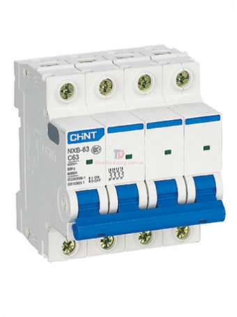 MCB CHINT 4P 20A 6kA ( NXB-63 )