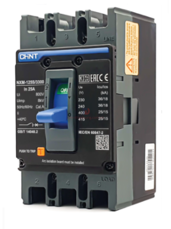 MCCB CHINT 3P 80A 25kA ( NXM-125S/3300 )