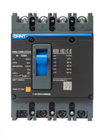 MCCB CHINT 4P 50A 25kA ( NXM-125S/4300B )