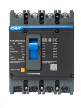 MCCB CHINT 4P 180A 36kA ( NXM-250S/4300B )
