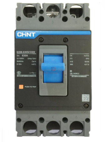 MCCB CHINT 3P 500A 50kA ( NXM-630S/3300 )