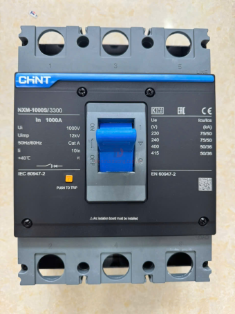 MCCB CHINT 3P 1000A 50kA ( NXM-1000S/3300 )