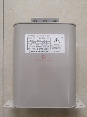 TỤ BÙ DẦU SHIZUKI 3P 15KVAr 415V ( RF-T41515 )