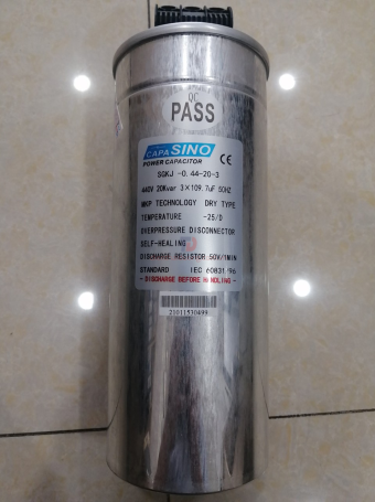 TỤ BÙ KHÔ SINO 3P 20KVAr 440V ( SGKJ-0.44-20-3 )
