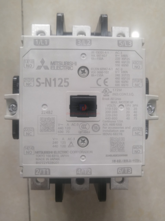 CONTACTOR MITSUBISHI 3P 120A ( S-N125 )