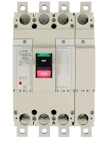 MCCB MITSUBISHI 4P 300A 45kA ( NF400-SW )