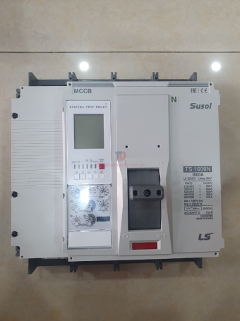 MCCB LS 4P 1600A 50kA chỉnh dòng điện tử 7 bước từ 0.4~1.0 x In ( TS1600N )