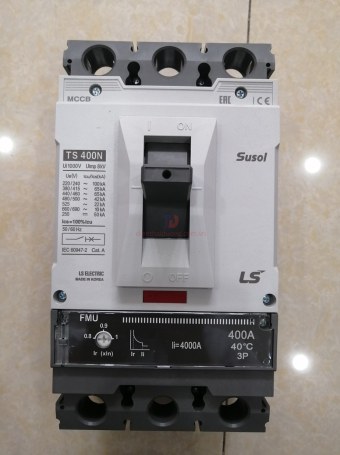 MCCB LS 3P 400A 65kA chỉnh dòng 0.8-0.9-1.0 x In ( TS400N FMU400 )