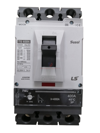 MCCB LS 3P 300A 65kA chỉnh dòng 0.8-0.9-1.0 x In ( TS400N FMU400 )