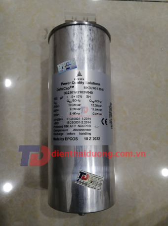 Tụ bù khô EPCOS 1P 10KVAr 240V ( MKD240-I-10.0 )