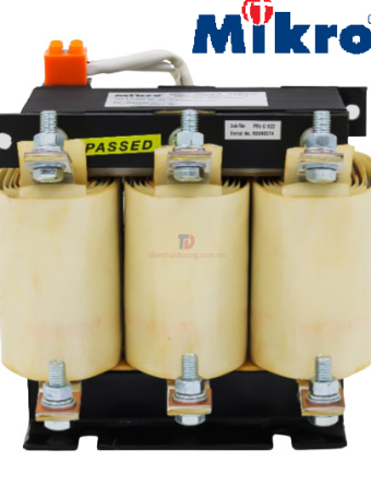 Cuộn kháng 7% 400V/50Hz dùng cho tụ bù 50KVAr 440V ( MX07-400/44.4-440/050 )