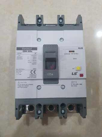 ELCB LS 3P 125A 26kA 30mA hoặc 1.2.500mA ( EBN203c )