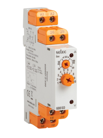 Timer khởi động Sao - Tam giác  SELEC 600SD-2-110