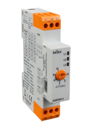 Rơ le bảo vệ ngược pha và mất pha 640PSR-V