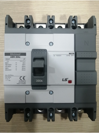MCCB LS 4P 200A 30kA ( ABN204c )
