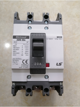 MCCB LS 3P 20A 14kA ( ABS33c )