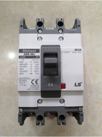 MCCB LS 3P 5A 14kA ( ABS33c )