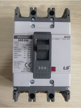 MCCB LS 3P 30A 22kA ( ABS53c )