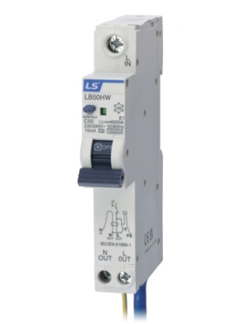 RCBO LS 2P 40A 10KA 30mA ( LB50HW )
