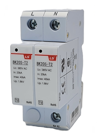 Chống sét lan truyền 2P 385V 40kA class II ( BK20S-T2 )