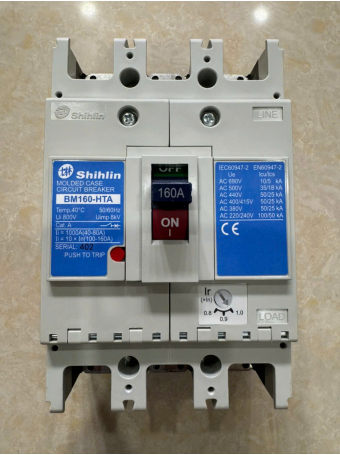 MCCB SHIHLIN 3P 160A 50kA ( BM160-HTA )