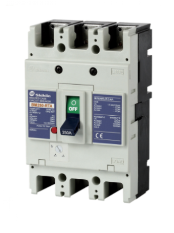 MCCB SHIHLIN 3P 250A 70kA ( BM250-RTA )