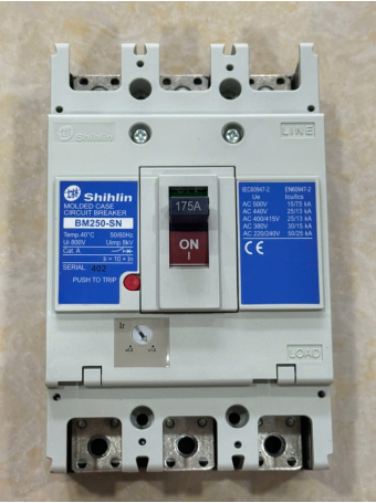 MCCB SHIHLIN 3P 175A 30kA ( BM250-SN )