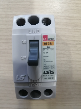MCCB LS BS32c 2P 6A 1.5kA