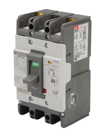 ELCB LS 2P 50A 30kA 30mA hoặc 1.2.500mA ( EBN52c )
