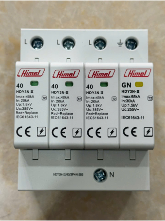 Chống sét lan truyền HIMEL 3P+N 385V 40kA ( HDY3N406 )