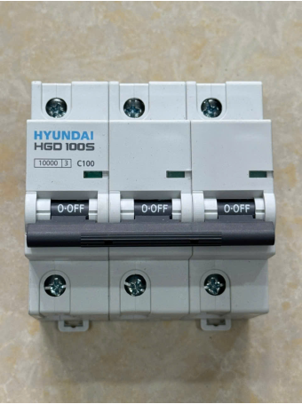 MCB HYUNDAI 3P 100A 10kA ( HGD100S )