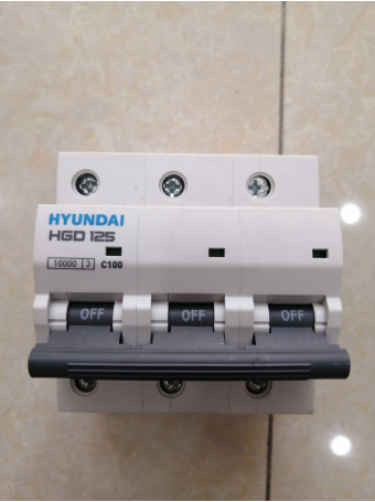MCB HYUNDAI 3P 100A 10kA ( HGD125 )