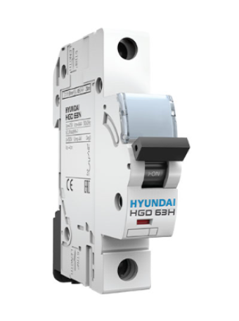MCB HYUNDAI 1P 40A 10kA ( HGD63H )
