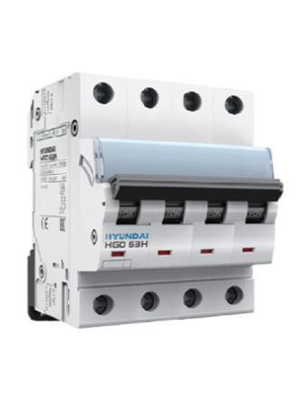 MCB HYUNDAI 4P 50A 10kA ( HGD63H )