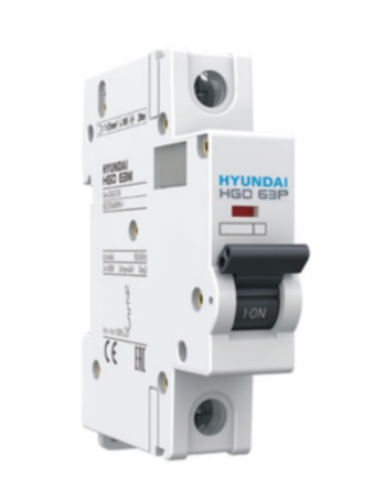 MCB HYUNDAI 1P 6A 10kA ( HGD63P )
