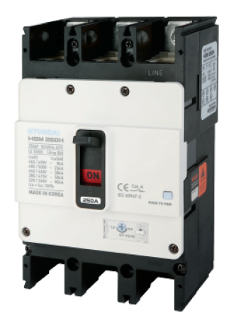 MCCB HYUNDAI 3P 175A 55kA ( HGM250L-F )