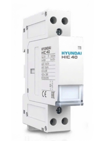 Contactor dạng Module Hyundai HIC40 2P 40A 2NO AC230V