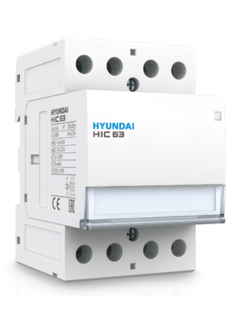 Contactor dạng Module Hyundai HIC63 4P 63A 4NO AC230V
