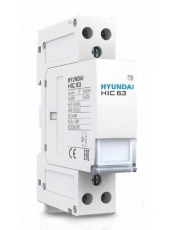 Contactor dạng Module Hyundai HIC63 2P 63A 2NO AC230V