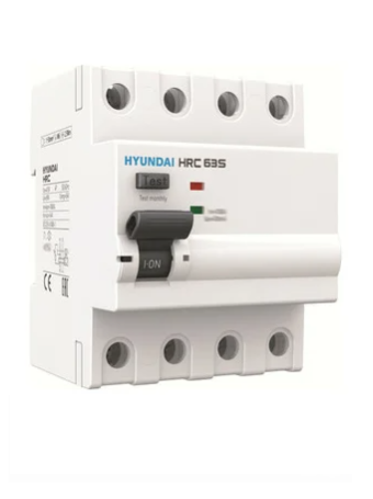 RCCB HYUNDAI 4P 25A 30mA 6kA ( HRC63S )