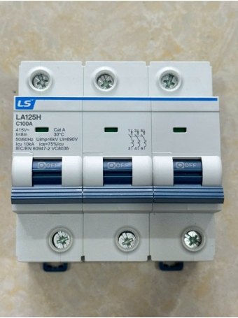 MCB LS 3P 100A 10kA ( LA125H )