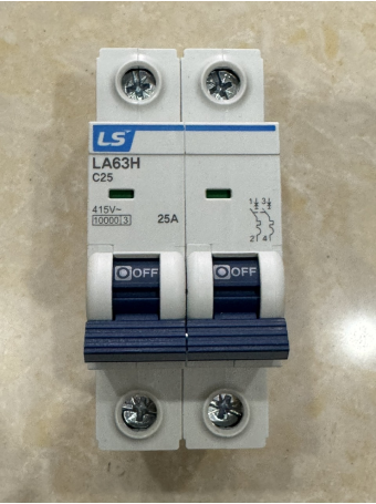 MCB LS 2P 25A 10kA ( LA63H )
