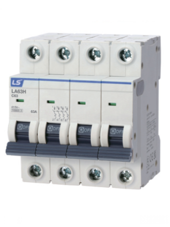 MCB LS 4P 25A 10kA ( LA63H )